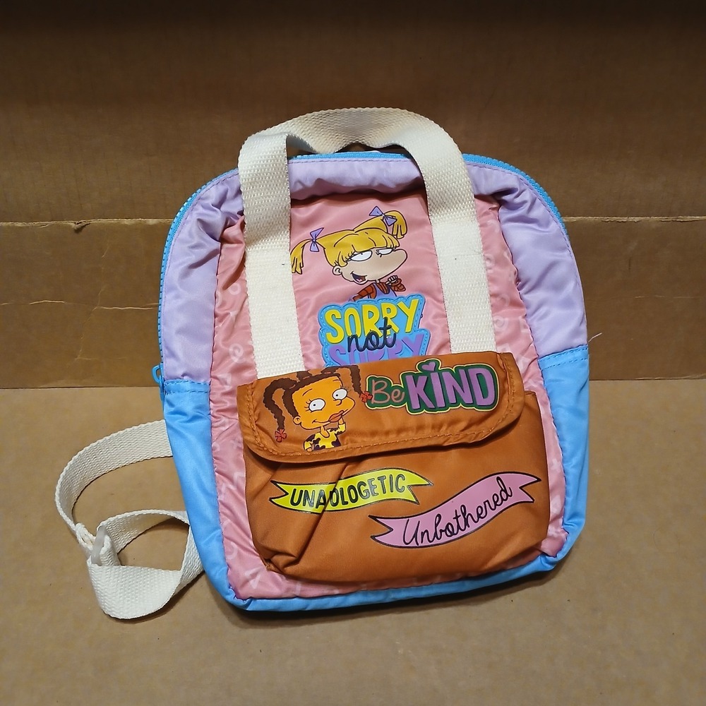 Rugrats Mini Backpack Kids Nickelodeon Angelica Susie Pink Blue 11x7x4